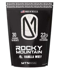 Dark Mountain 28 Servings / Vanilla Rocky Mountain Whey Protein BuiltAthletics