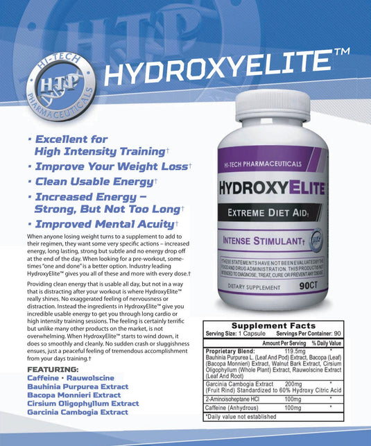 Hi-Tech | HydroxyElite (90ct)