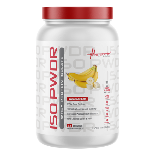 Metabolic Nutrition ISO PWDR 1.52 LB - BANANA CREAM