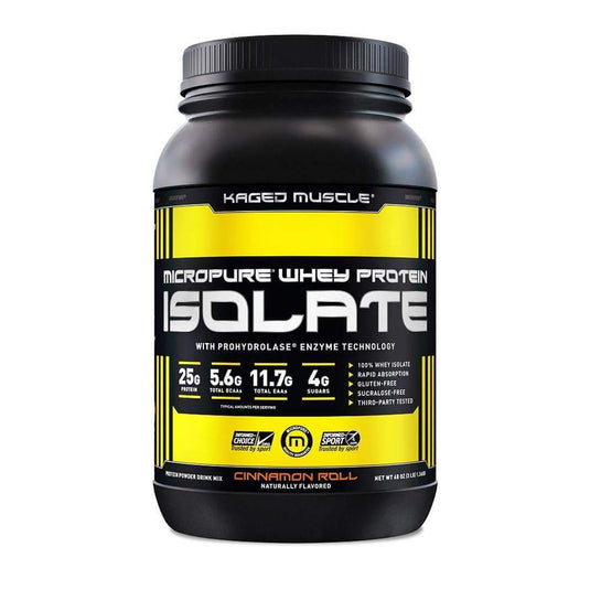 Kaged Muscle Cinnamon Roll MICROPURE Whey Protein Isolate BuiltAthletics