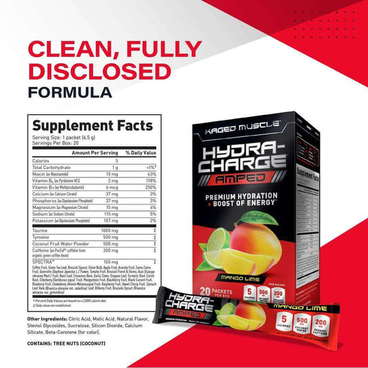Kaged Muscle HYDRA-CHARGE AMPED BuiltAthletics