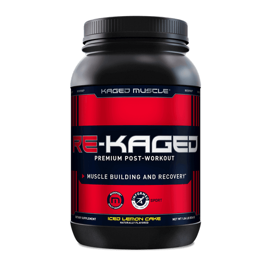 Kaged Muscle Iced Lemon Cake Protein KAGED MUSCLE® RE-KAGED® BuiltAthletics