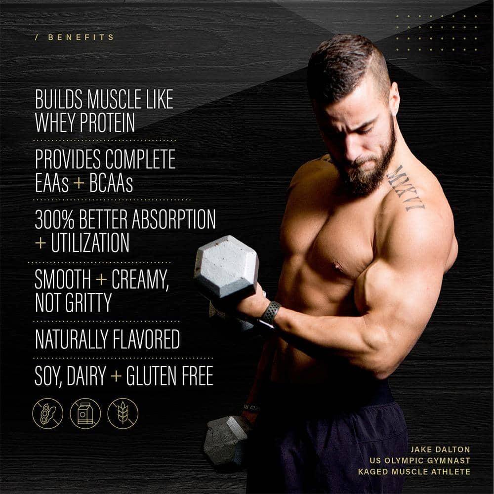 Kaged Muscle PLANTEIN VEGAN PROTEIN BuiltAthletics