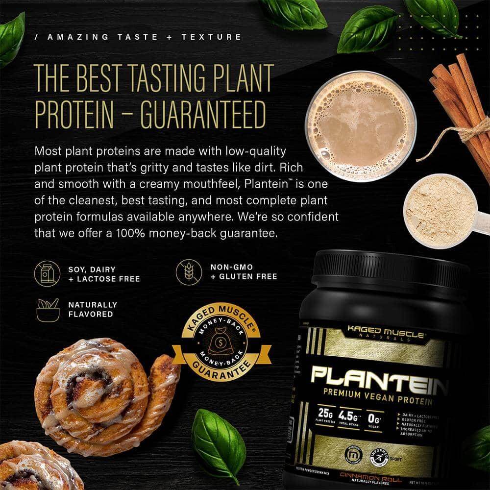 Kaged Muscle PLANTEIN VEGAN PROTEIN BuiltAthletics