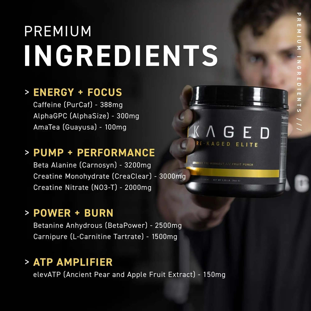 Kaged Muscle Pre Kaged Elite Pre Workout BuiltAthletics