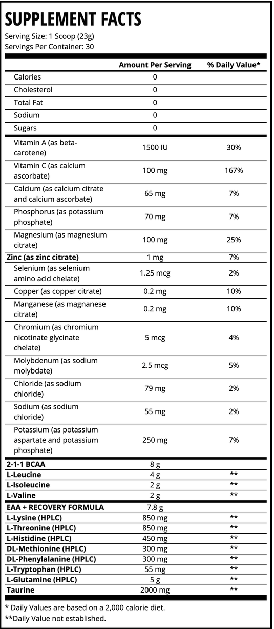 MAN Sports ISO EAA 30 Servings