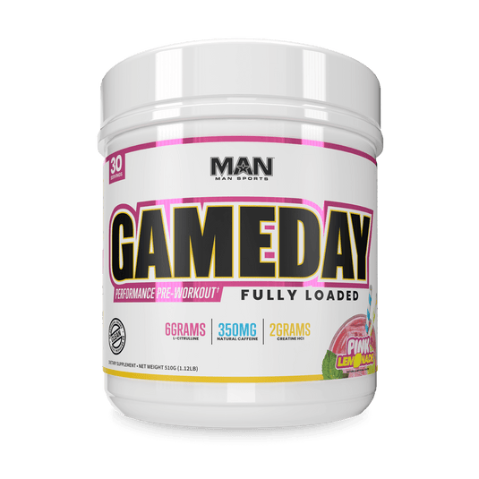 MAN Sports Pink Lemonade Gameday Pre-Workout BuiltAthletics