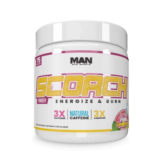 MAN Sports Pink Lemonade Scorch Powder - Thermo BuiltAthletics