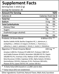 Mtn Ops Biotics S.T.M. Stick Packs  | Builtathletics.com | $34.99 | Supplement | biotics, digestive health, health & wellness