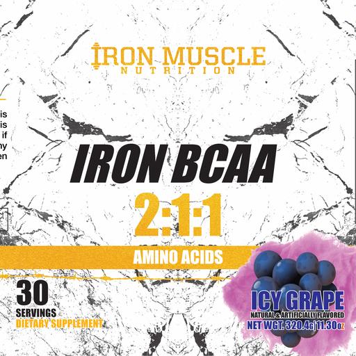 Iron Muscle BCAA Icy Grape - $15.99