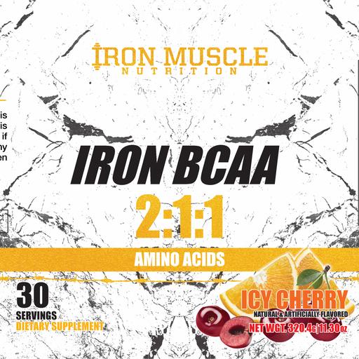 Iron Muscle BCAA Icy Cherry 312g - $17.29