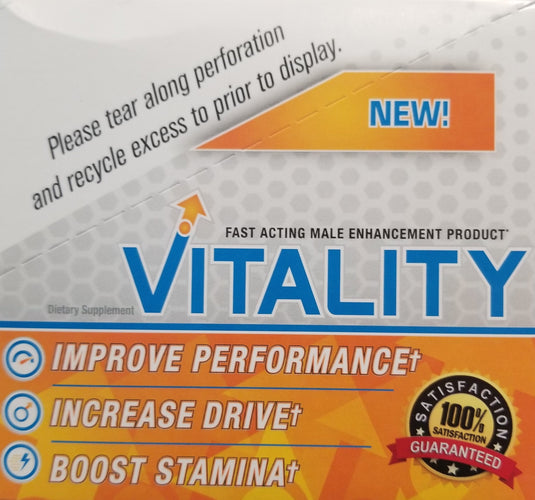 Vitality Male Enhancement BOX 20ct - $70