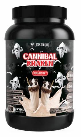 Chaos & Pain Kraken 2lbs Cookies & Cream - Protein Whey Con/ Iso