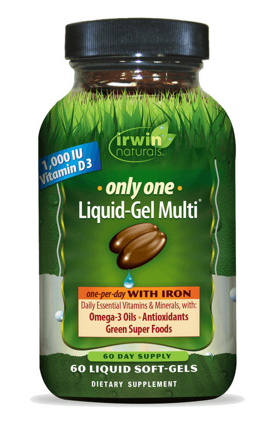 Only One Liquid-Gel Multi with Iron