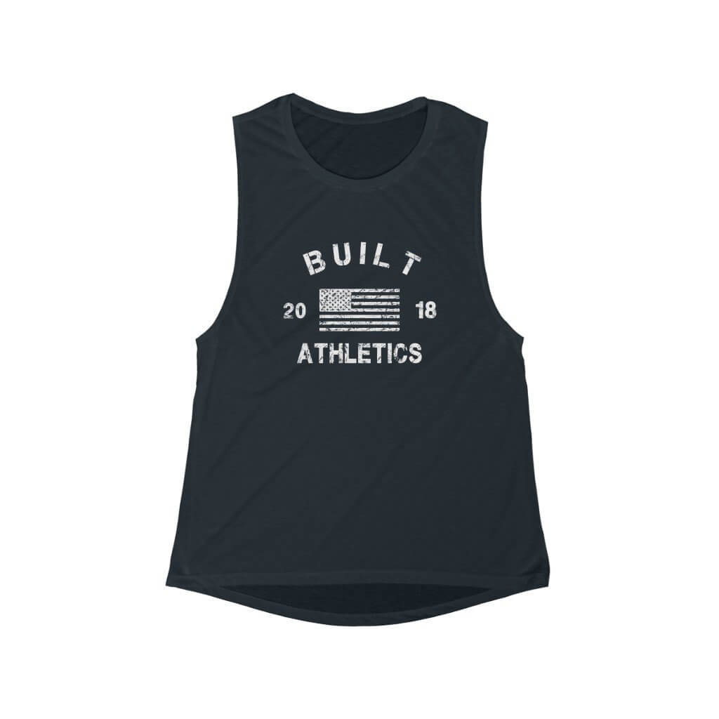 Printify Black / L The Foundation Women's Muscle Tank BuiltAthletics