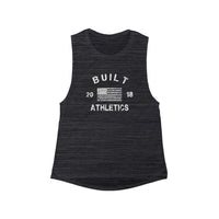 Printify Black Slub / S The Foundation Women's Muscle Tank BuiltAthletics
