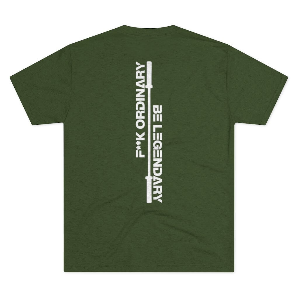 Printify Be Legendary Tee  | Builtathletics.com | $24.95 | Shirts | apparel, men's apparel, men's tee