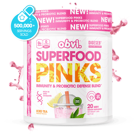 Superfood Pinks | Iced Tea