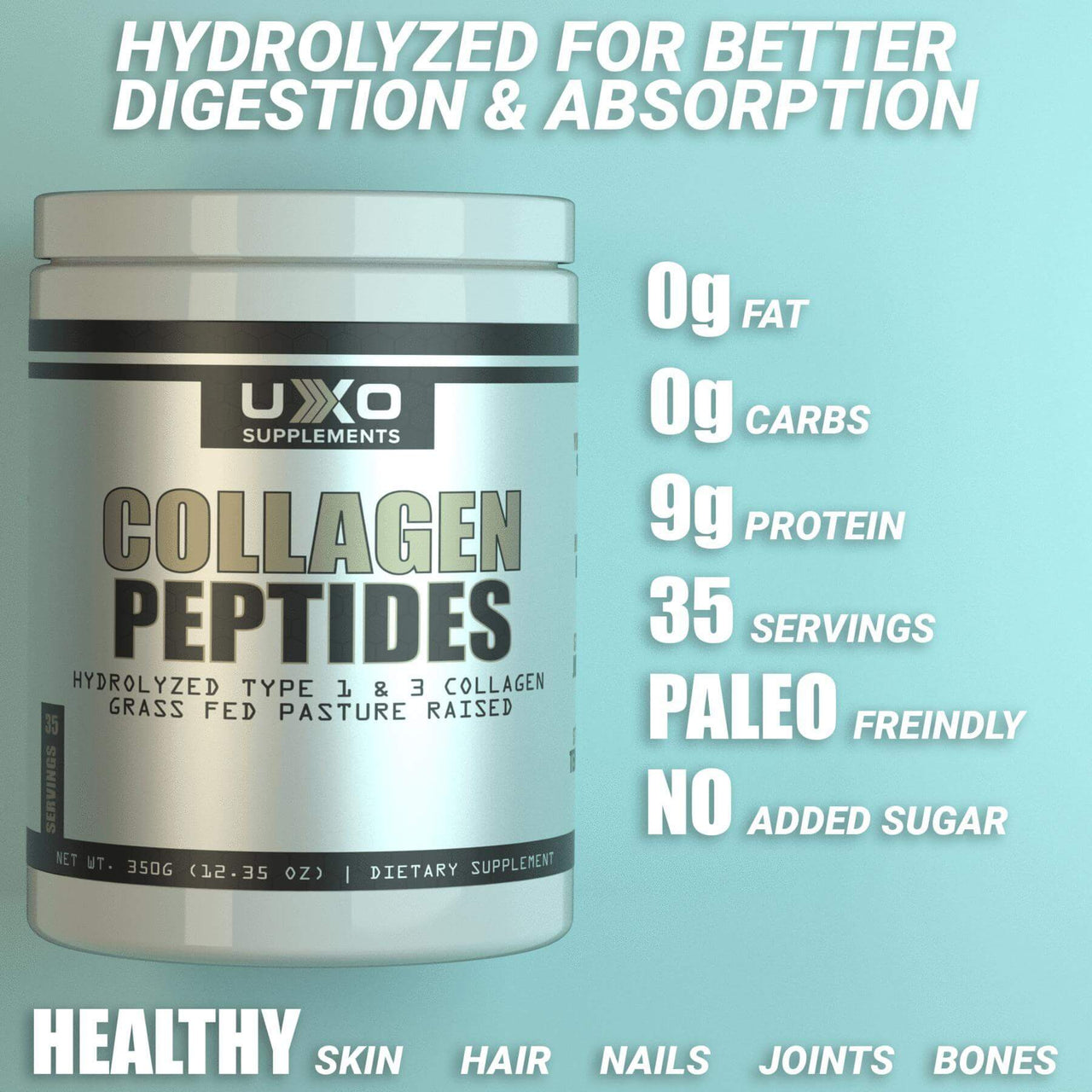 UXO Supplements UXO COLLAGEN PEPTIDES BuiltAthletics