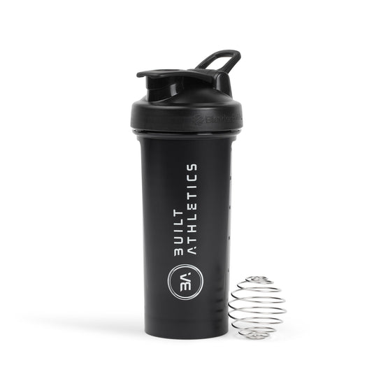 Shaker Bottle Perfect for Protein Shakes and Pre Workout, 28-Ounce, Black